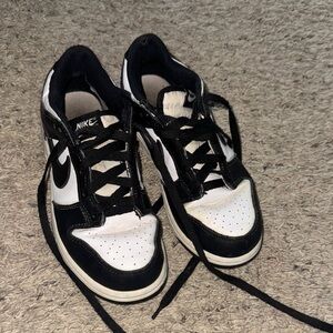 Nike Kids Black and White Sneakers